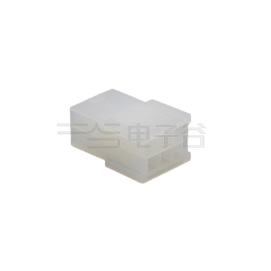 Pitch 4.20mm Female 双排 Housing 无耳 2X3Pin 本色 PA66,94V-2